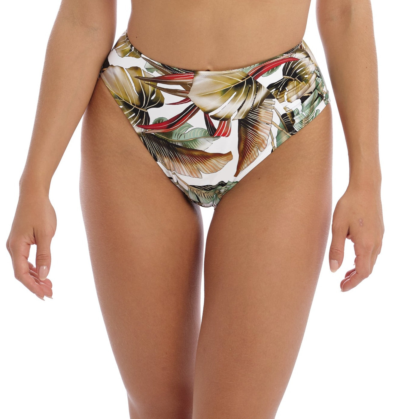 Kinabalu High Waist Bikini Brief - FS503278 - Jungle Swim - Bottoms - High Waist FANTASIE SWIM MULTI S 