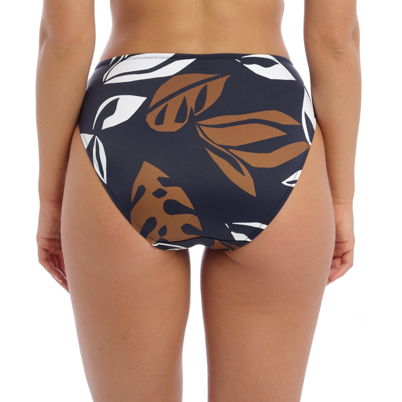 Lake Orta Mid-Rise Bikini Brief - FS503372 - French Navy Swim - Bottoms - Bikini FANTASIE SWIM   