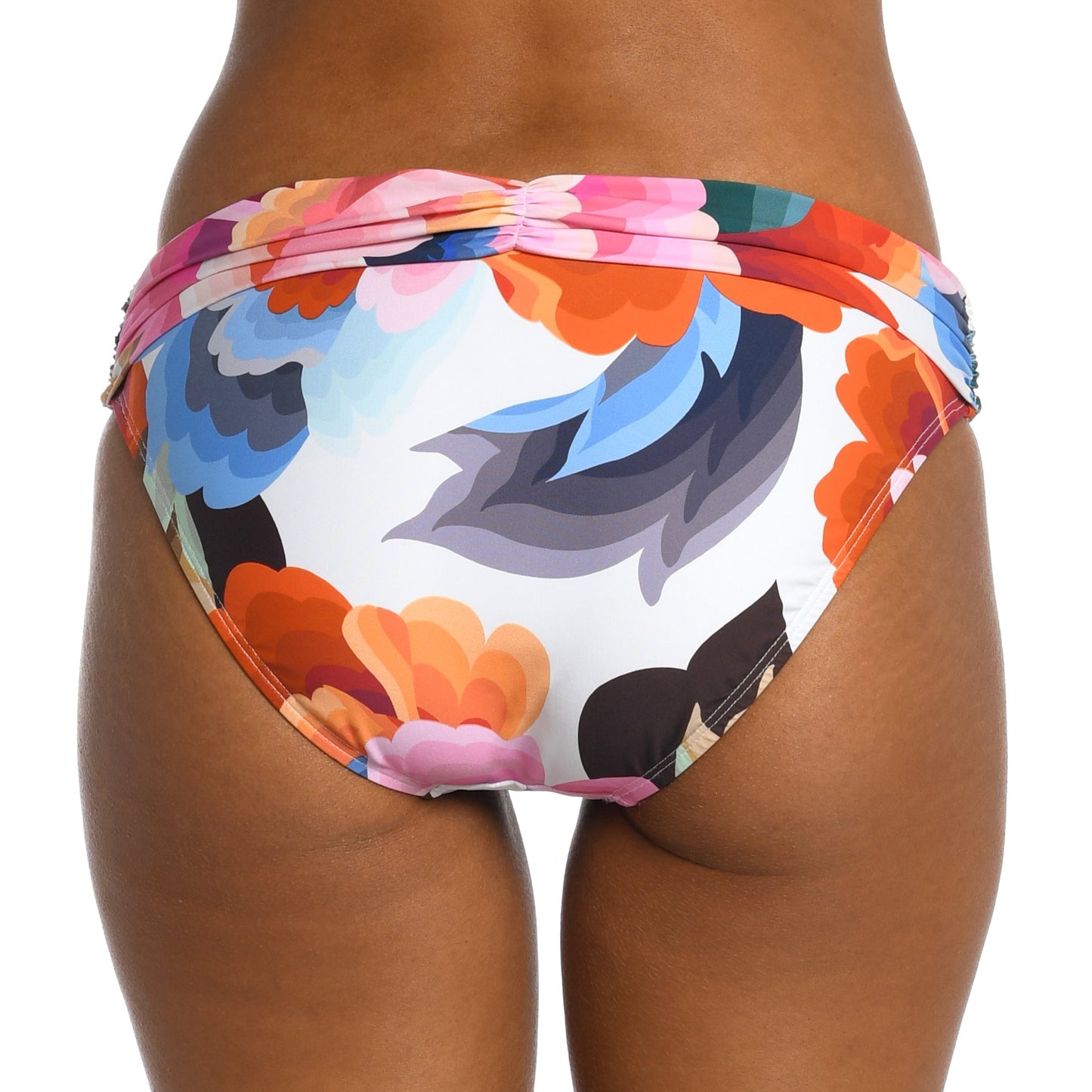Floral Shirred Banded Bottom - LB3VE95 Swim - Bottoms - Bikini LA BLANCA   
