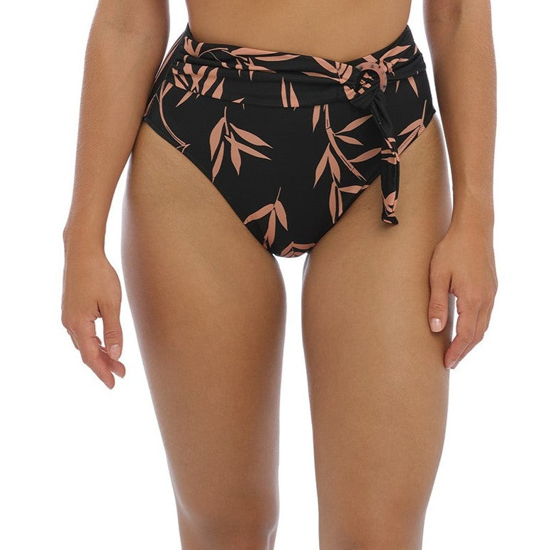 Luna Bay High Waist Bikini Brief - FS502478 Swim - Bottoms - Bikini FANTASIE SWIM BLACK S 
