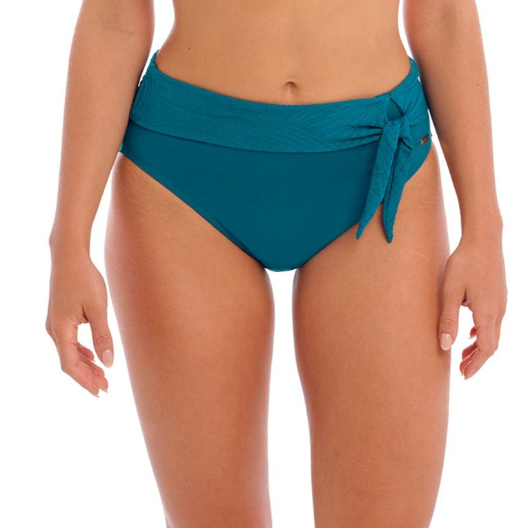 Ottawa High Waist Bikini Brief - FS6497 - Petrol Swim - Bottoms - Bikini FANTASIE SWIM BLUE S 