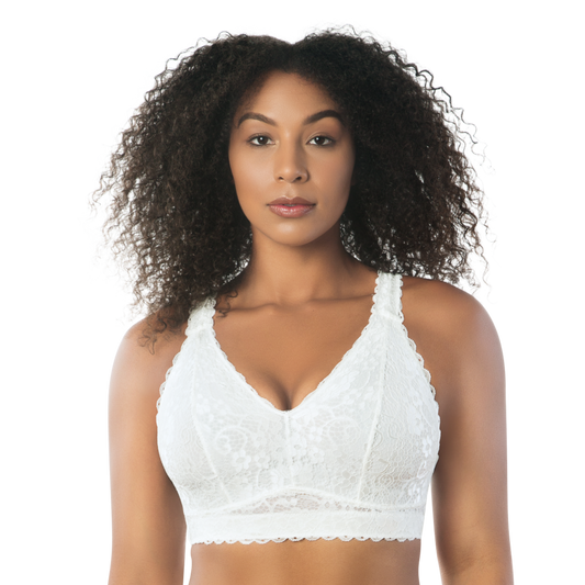 Adriana Lace Bralette - P5482 - Pearl White Bras & Lingerie - Bras - Bralettes PARFAIT WHITE 30D