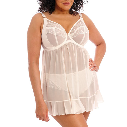 Priya UW Babydoll - EL4551 - Vanilla Bras & Lingerie - Lingerie Elomi   