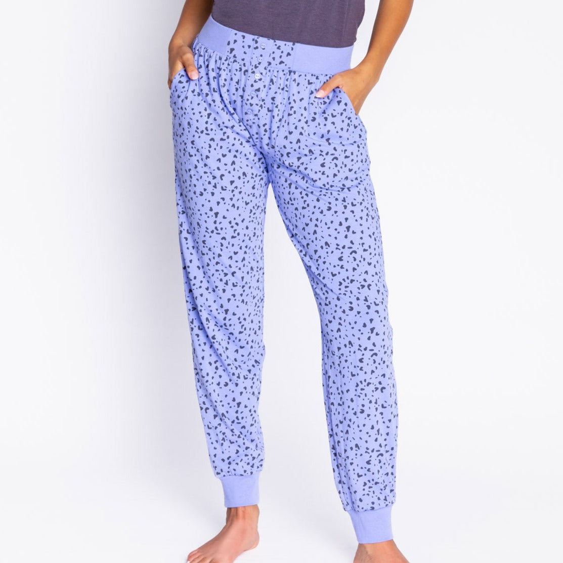 Molly Modal Jam Pant - RGMMP - Periwinkle/Charcoal