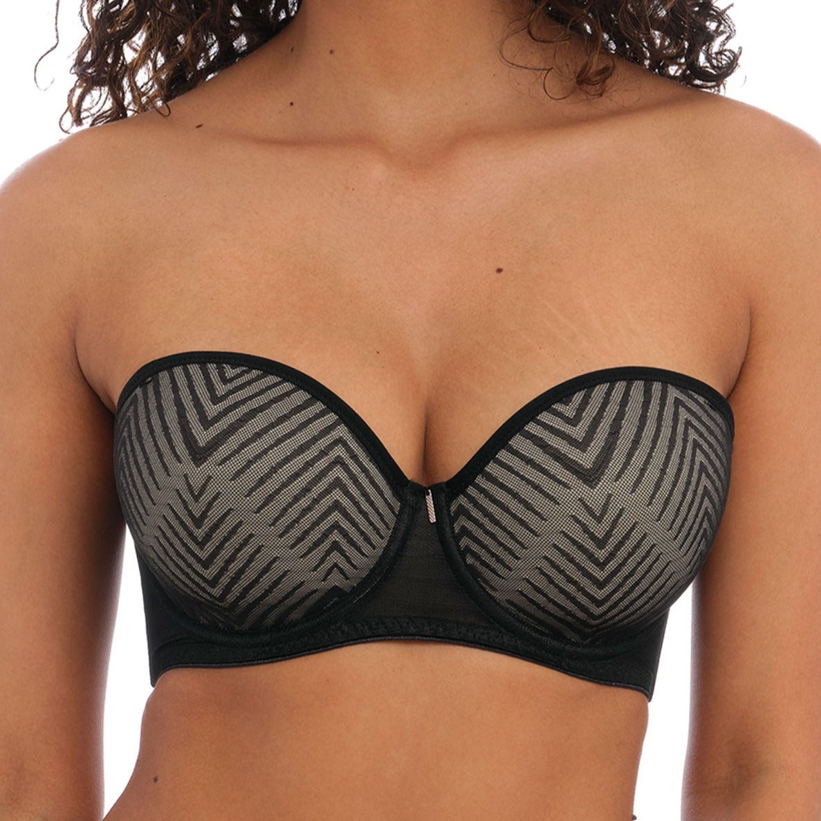 Tailored Moulded Strapless Bra - AA401109 - Black