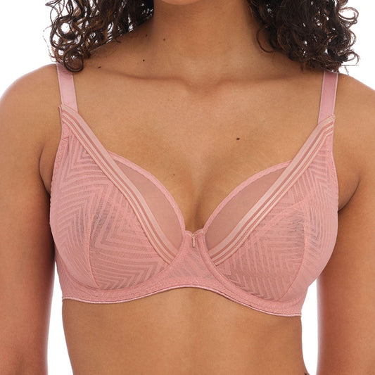 Tailored High Apex Plunge Bra - AA401121 - Ash Rose Bras & Lingerie - Bras - Underwire Bras Freya 30F PINK