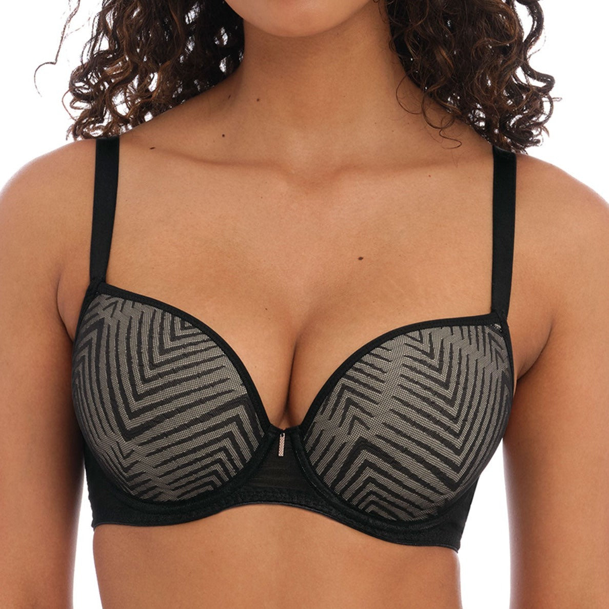 Tailored Moulded T-shirt Bra - AA401131 - Black Bras & Lingerie - Bras - Underwire Bras Freya 32F BLACK 
