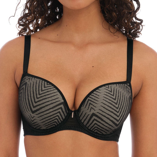 Tailored Moulded T-shirt Bra - AA401131 - Black Bras & Lingerie - Bras - Underwire Bras Freya 32F BLACK