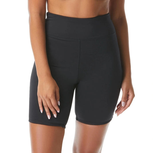 High Waist Biker Shorts - H47848 Swim - Bottoms - Short BEACH HOUSE BLACK 06